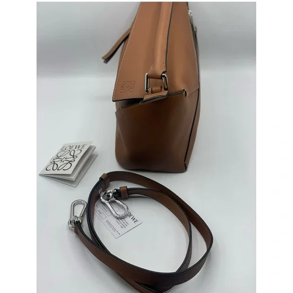 Loewe small tan calfskin puzzle bag - Picture 7 of 12